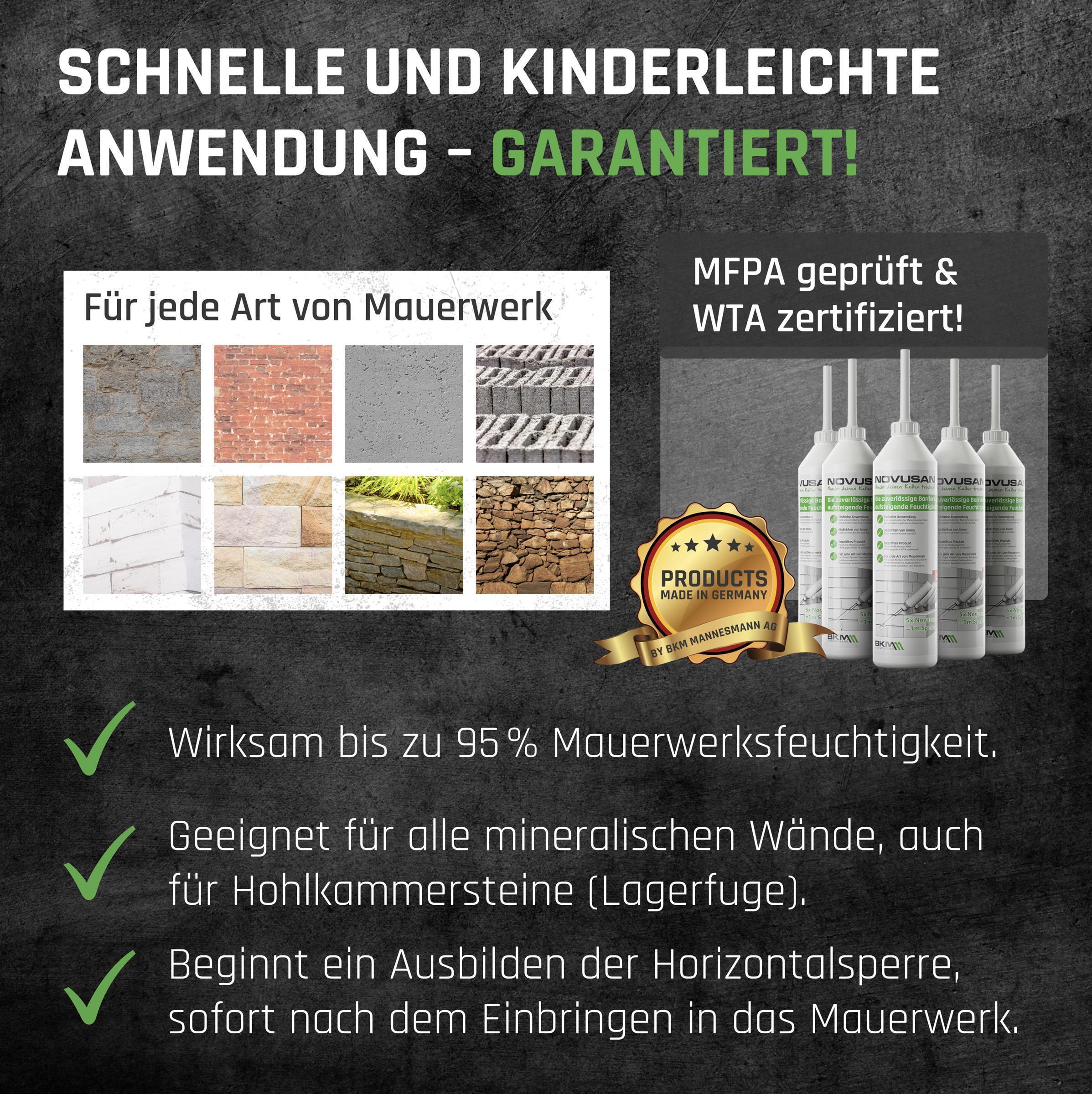 Novusan Mauerwerkinjektion, Werbung, Plakat, Kräuter, Pflanze, Werbung, Plakat, Kräuter, Pflanze